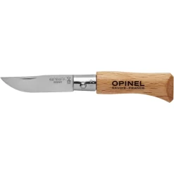 Couteau Pliant Français Tradition Inox N°02 Manche Hêtre Opinel
