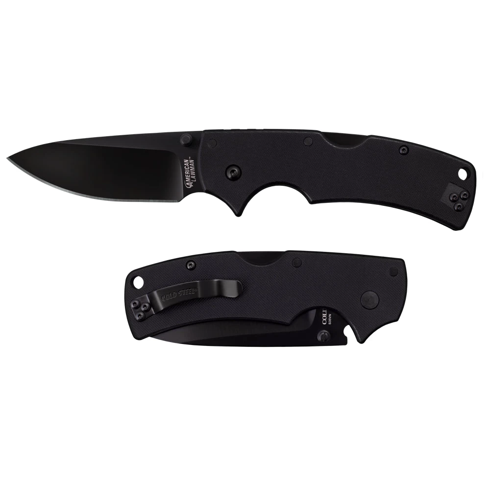 Couteau De Poche American Lawman Manche G10 Cold Steel 1 Couteau De Poche American Lawman Manche G10 Cold Steel