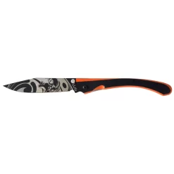 Couteau De Poche C63 Loup Noir/Orange Manche G10/Acier Lug