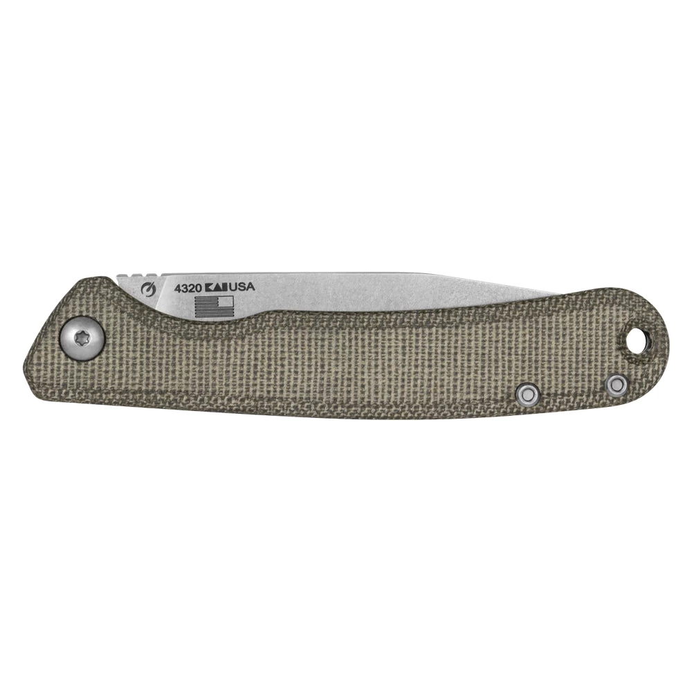 Couteau De Poche Federalist Manche Micarta Kershaw 2 Couteau De Poche Federalist Manche Micarta Kershaw – Image 2