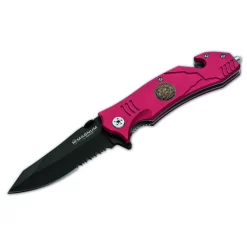 Couteau De Poche Fire Fighter Manche Aluminium Boker Magnum
