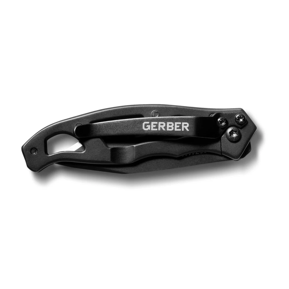 Couteau De Poche Paraframe Mini Tanto Manche Acier Gerber 2 Couteau De Poche Paraframe Mini Tanto Manche Acier Gerber – Image 2