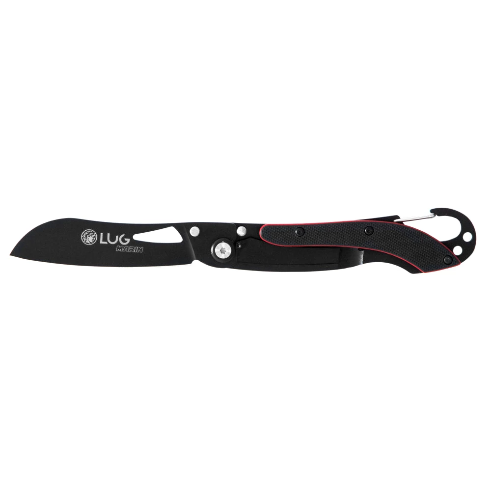 Couteau De Poche SP2T Noir/Rouge Manche G10/Acier Lug 1 Couteau De Poche SP2T Noir/Rouge Manche G10/Acier Lug