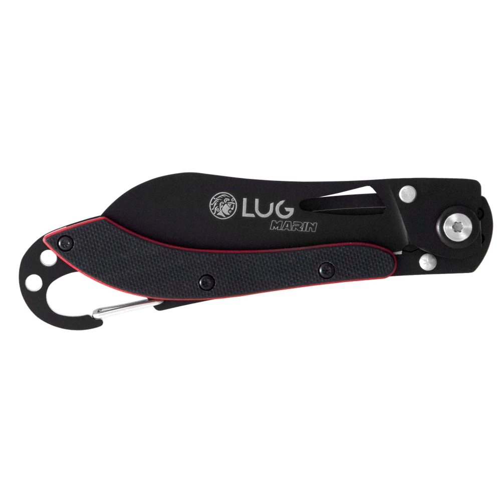 Couteau De Poche SP2T Noir/Rouge Manche G10/Acier Lug 4 Couteau De Poche SP2T Noir/Rouge Manche G10/Acier Lug – Image 4
