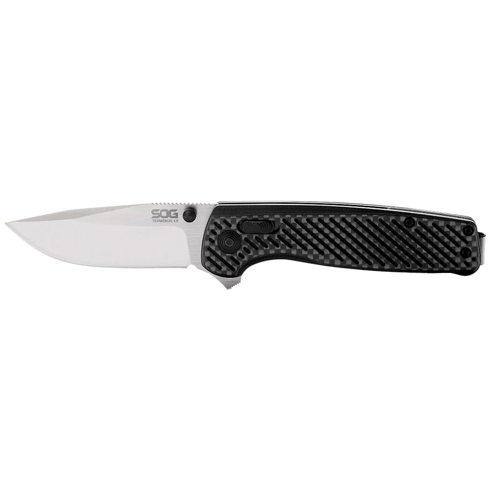Couteau De Poche Terminus XR Manche G10/Carbone SOG 1 Couteau De Poche Terminus XR Manche G10/Carbone SOG