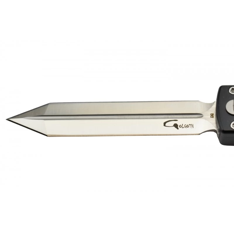 Couteau Automatique OTF Golgoth G12G Glaive D2/alu Noir 2 Couteau Automatique OTF Golgoth G12G Glaive D2/alu Noir – Image 2