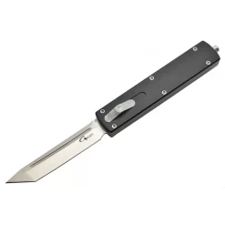 Couteau Automatique OTF Golgoth G12T+ Tanto Crazy D2/alu Noir