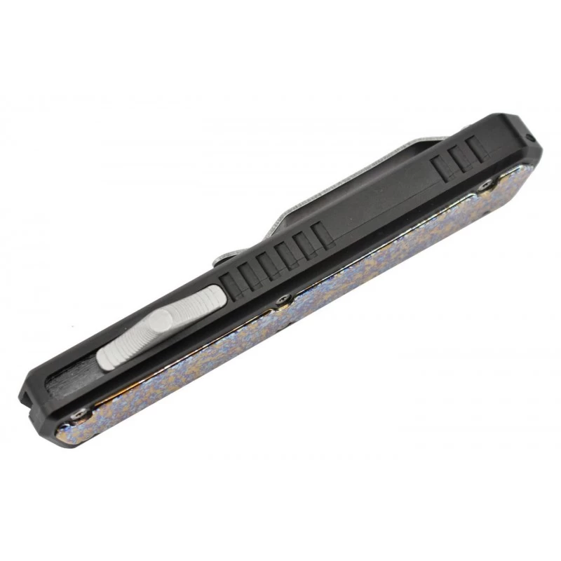 Couteau Automatique OTF Golgoth G6T D2/alu Insert Titane 6 Couteau Automatique OTF Golgoth G6T D2/alu Insert Titane – Image 6