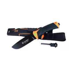 Couteau Fixe Ganzo Firebird Orange Et Noir - GF8012OR -Magasin De Couteaux couteau fixe ganzo firebird orange et noir gf8012or 3