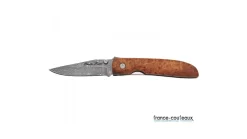 Couteau Fox Damas Manche Amboine