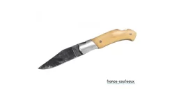 Couteau Laguiole Brut De Forge - Manche En Bois Clair