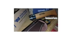Couteau Opinel N°8 Inox Et Son étui -Magasin De Couteaux couteau opinel n8 et son etui 3