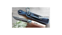 Couteau Opinel N°8 Inox Et Son étui -Magasin De Couteaux couteau opinel n8 et son etui 6