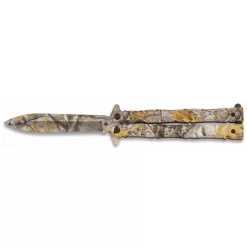 Couteau Papillon Albainox Camo Boise Lame 10cm