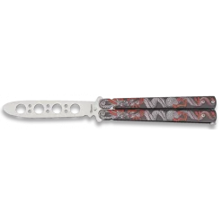 Couteau Papillon Albainox Serpent Rouge