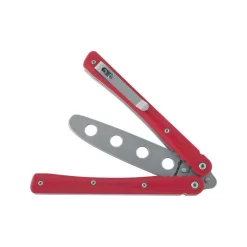 Couteau Papillon Black Fox Training Rouge 5 Couteau Papillon Black Fox Training Rouge -Magasin De Couteaux couteau papillon black fox training rouge 2