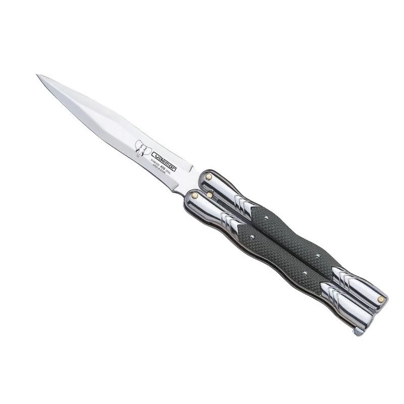 Couteau Papillon Cudeman ABS Vert 1 Couteau Papillon Cudeman ABS Vert