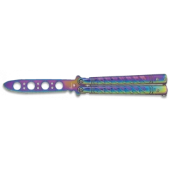 Couteau Papillon D'entrainement Rainbow