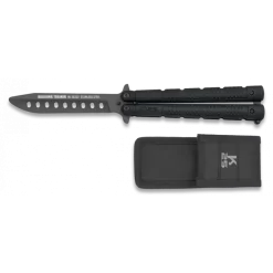 Couteau Papillon Entraînement K25 Lame Noire