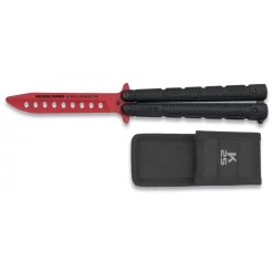 Couteau Papillon Entraînement K25 Lame Rouge
