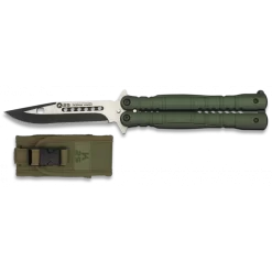 Couteau Papillon K25 Vert Lame 103mm 02130