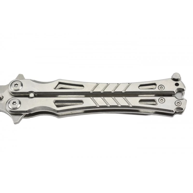 Couteau Papillon Max Knives P35S En Acier Finition Silver 3 Couteau Papillon Max Knives P35S En Acier Finition Silver – Image 3
