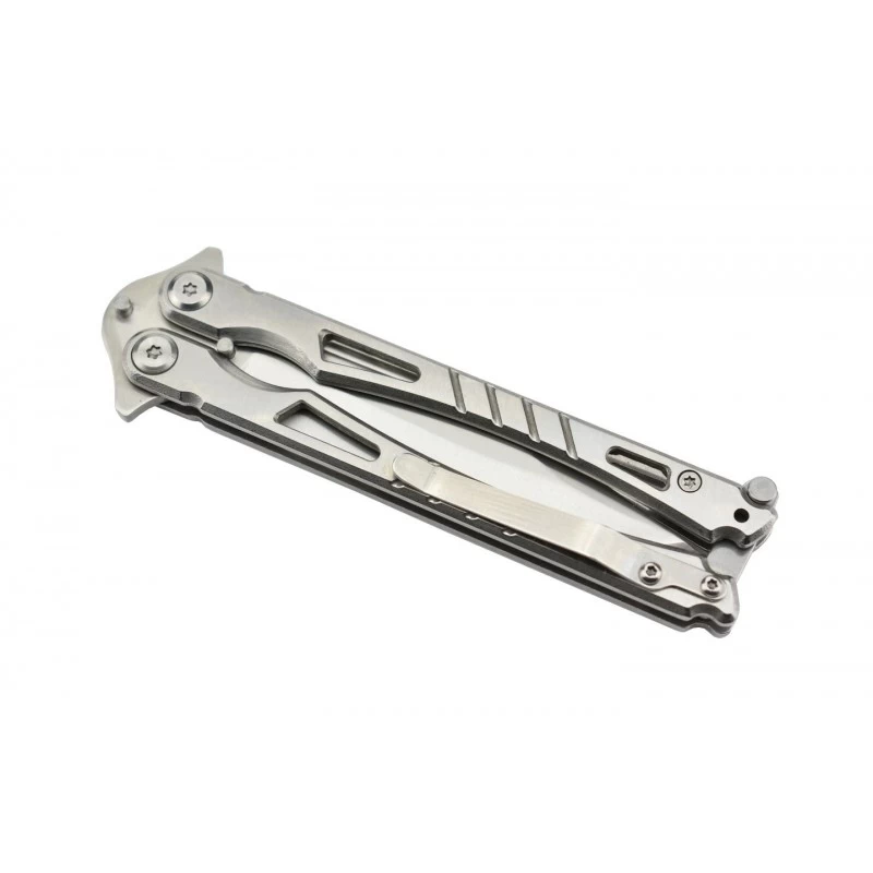 Couteau Papillon Max Knives P35S En Acier Finition Silver 8 Couteau Papillon Max Knives P35S En Acier Finition Silver – Image 8