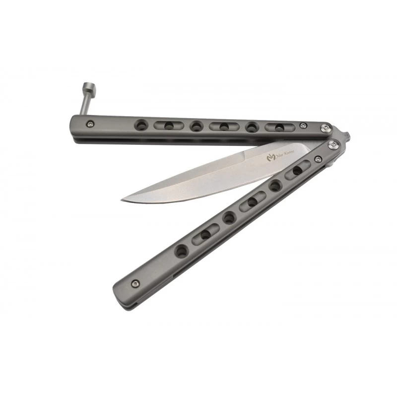 Couteau Papillon Max Knives P40S Manche Titane 4 Couteau Papillon Max Knives P40S Manche Titane – Image 4