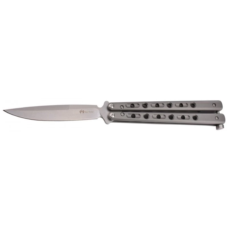 Couteau Papillon Max Knives P40S Manche Titane 1 Couteau Papillon Max Knives P40S Manche Titane