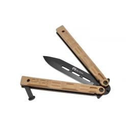 Couteau Papillon Max Knives P41M Marron 11 Couteau Papillon Max Knives P41M Marron -Magasin De Couteaux couteau papillon max knives p41m marron 4