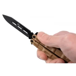 Couteau Papillon Max Knives P41M Marron 13 Couteau Papillon Max Knives P41M Marron -Magasin De Couteaux couteau papillon max knives p41m marron 6