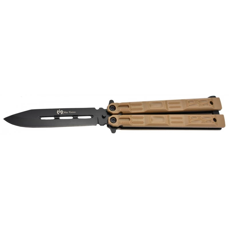 Couteau Papillon Max Knives P41M Marron 1 Couteau Papillon Max Knives P41M Marron