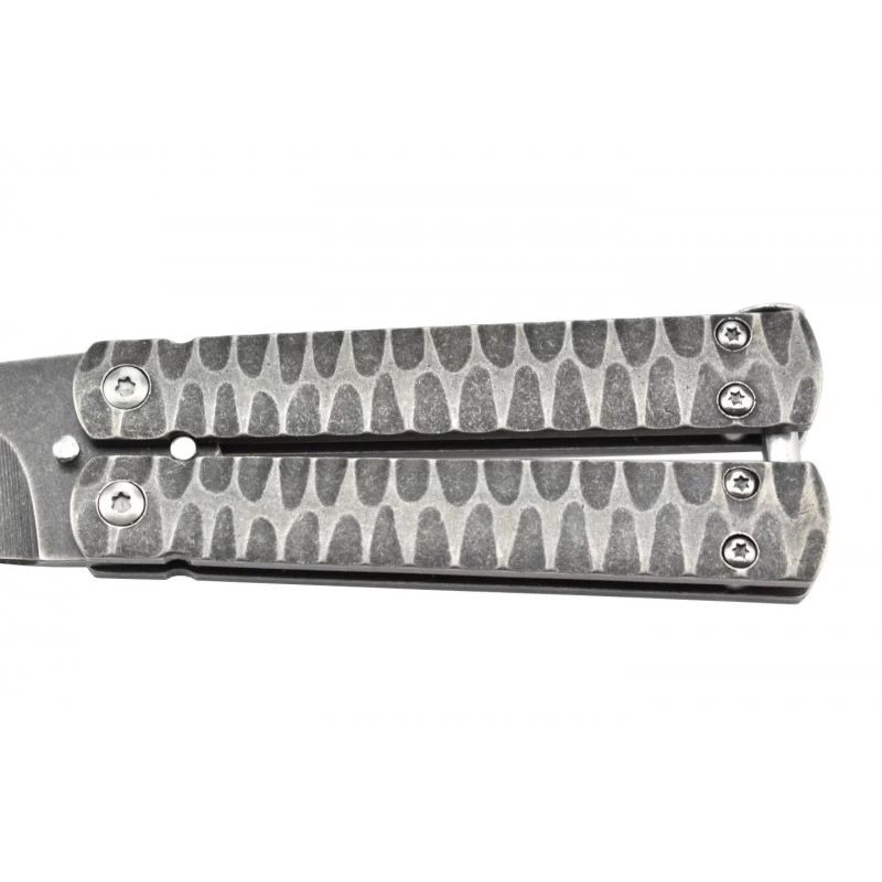 Couteau Papillon Max Knives P42 Acier Stonewash 4 Couteau Papillon Max Knives P42 Acier Stonewash – Image 4