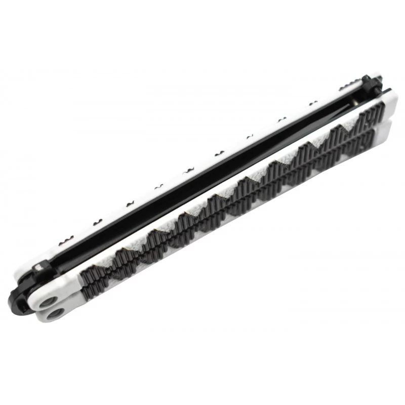 Couteau Papillon Max Knives P46B 3Cr13 Aluminium Blanc/noir 5 Couteau Papillon Max Knives P46B 3Cr13 Aluminium Blanc/noir – Image 5