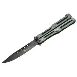 Couteau Papillon Max Knives P47 3Cr13 Aluminium Anodisé Vert