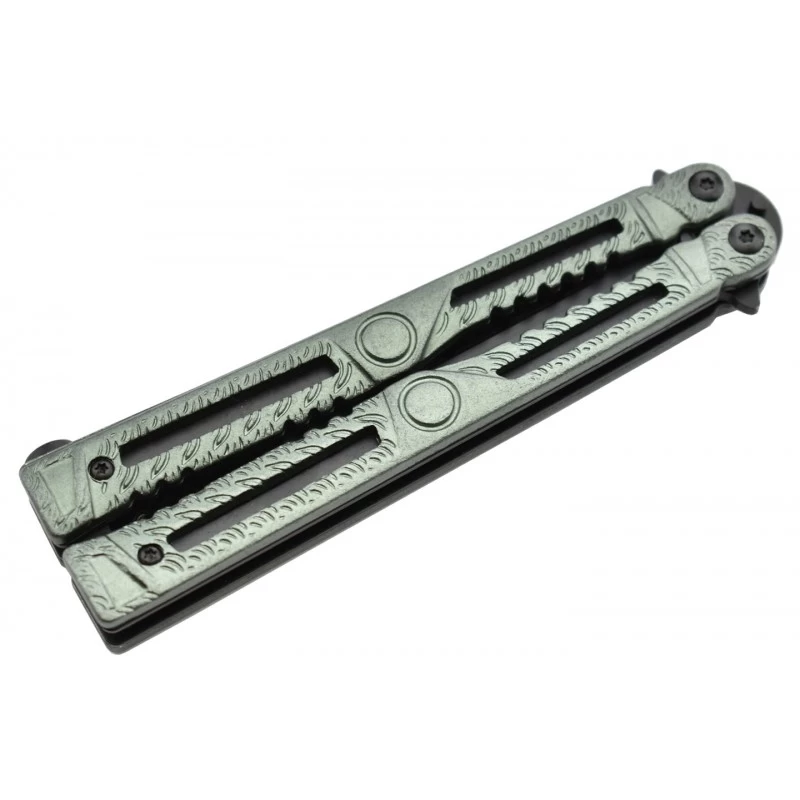 Couteau Papillon Max Knives P47 3Cr13 Aluminium Anodisé Vert 5 Couteau Papillon Max Knives P47 3Cr13 Aluminium Anodisé Vert – Image 5