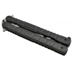 Couteau Papillon Max Knives P49 3Cr13 Aluminium Anodisé Noir 7 Couteau Papillon Max Knives P49 3Cr13 Aluminium Anodisé Noir -Magasin De Couteaux couteau papillon max knives p49 3cr13 aluminium anodise noir 2