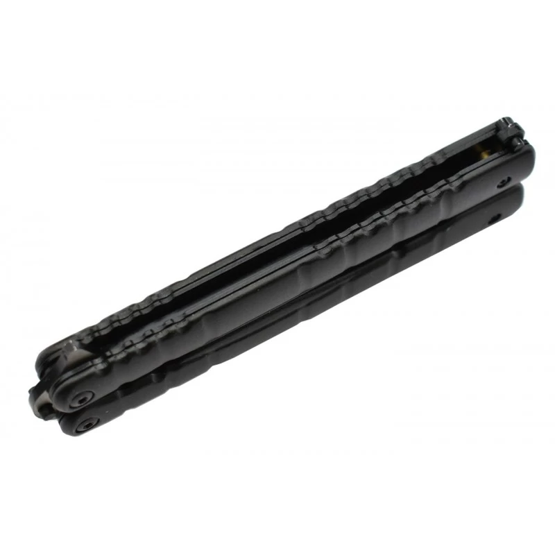 Couteau Papillon Max Knives P49 3Cr13 Aluminium Anodisé Noir 4 Couteau Papillon Max Knives P49 3Cr13 Aluminium Anodisé Noir – Image 4