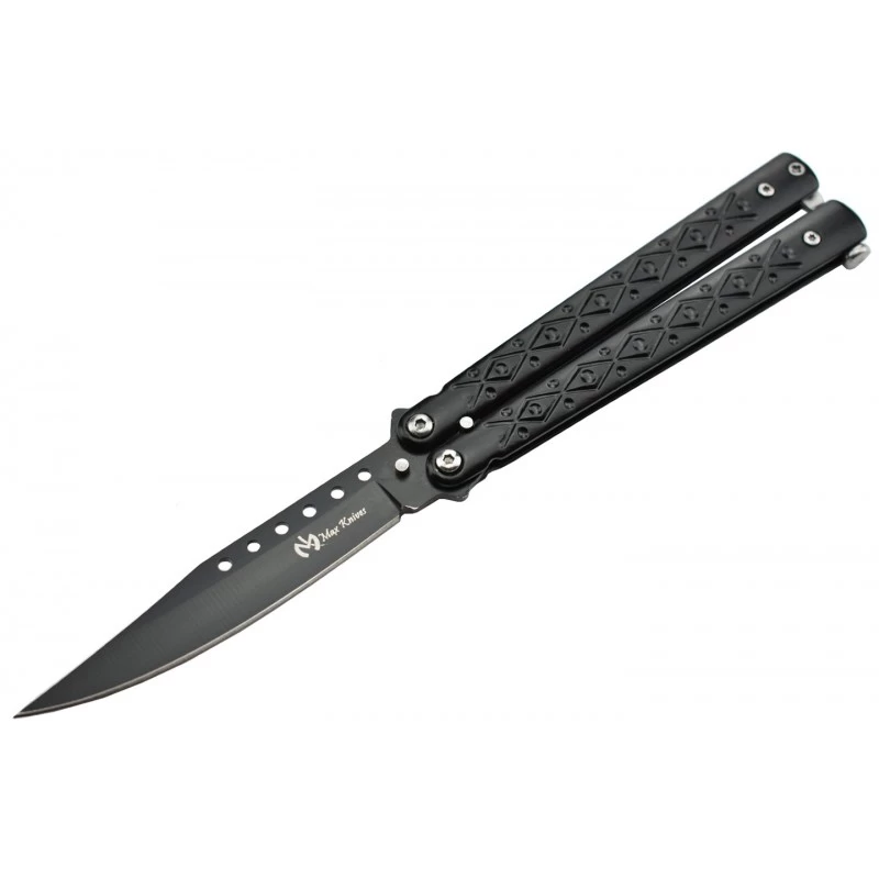 Couteau Papillon Max Knives P50B 3Cr13 Acier Noir 1 Couteau Papillon Max Knives P50B 3Cr13 Acier Noir