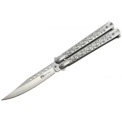 Couteau Papillon Max Knives P50S 3Cr13 Acier Silver