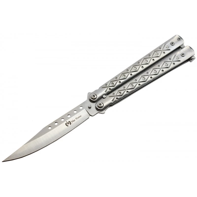 Couteau Papillon Max Knives P50S 3Cr13 Acier Silver 1 Couteau Papillon Max Knives P50S 3Cr13 Acier Silver