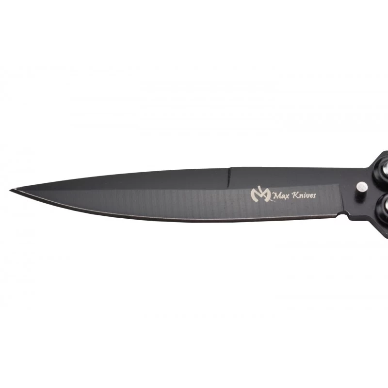 Couteau Papillon Max Knives P53B 3Cr13 Acier Noir 2 Couteau Papillon Max Knives P53B 3Cr13 Acier Noir – Image 2