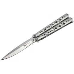 Couteau Papillon Max Knives P53S 3Cr13 Acier Silver
