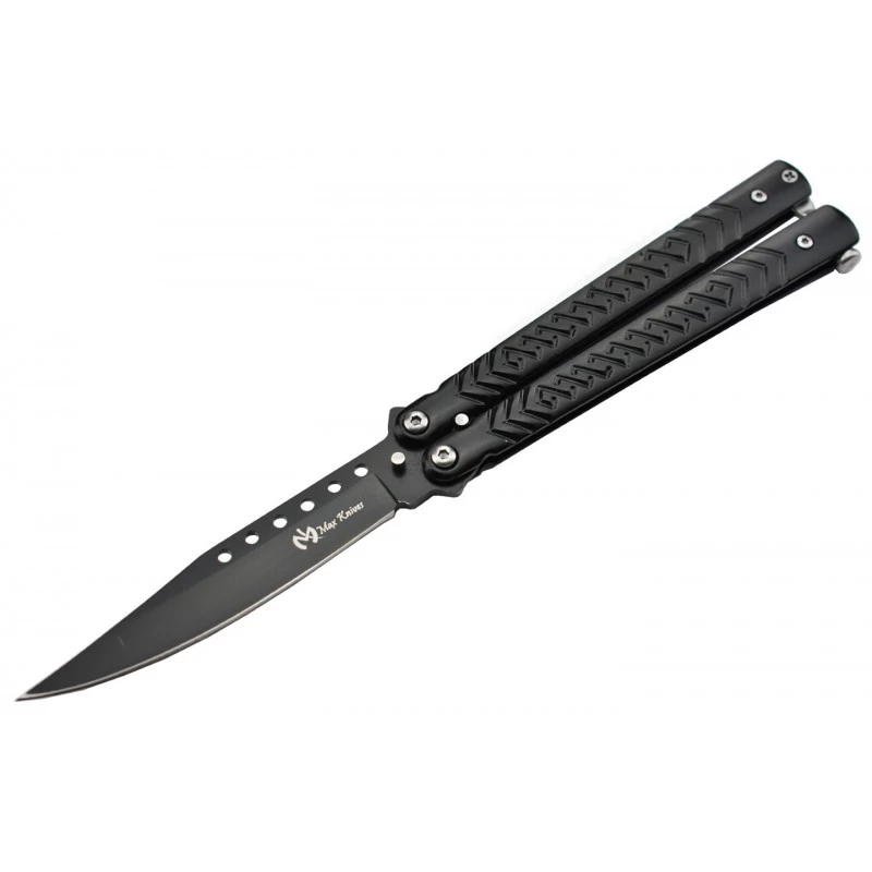 Couteau Papillon Max Knives P54B 3Cr13 Acier Noir 1 Couteau Papillon Max Knives P54B 3Cr13 Acier Noir