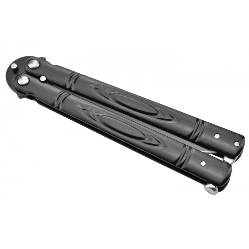 Couteau Papillon Max Knives P55B 3Cr13 Acier Noir 2 Couteau Papillon Max Knives P55B 3Cr13 Acier Noir – Image 2