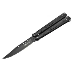 Couteau Papillon Max Knives P55B 3Cr13 Acier Noir