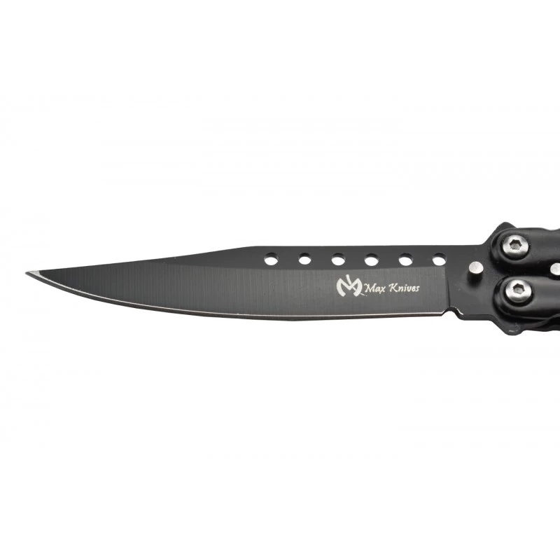 Couteau Papillon Max Knives P55B 3Cr13 Acier Noir 4 Couteau Papillon Max Knives P55B 3Cr13 Acier Noir – Image 4
