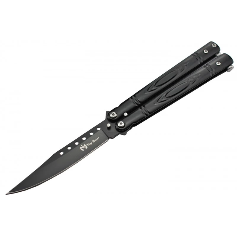 Couteau Papillon Max Knives P55B 3Cr13 Acier Noir 1 Couteau Papillon Max Knives P55B 3Cr13 Acier Noir