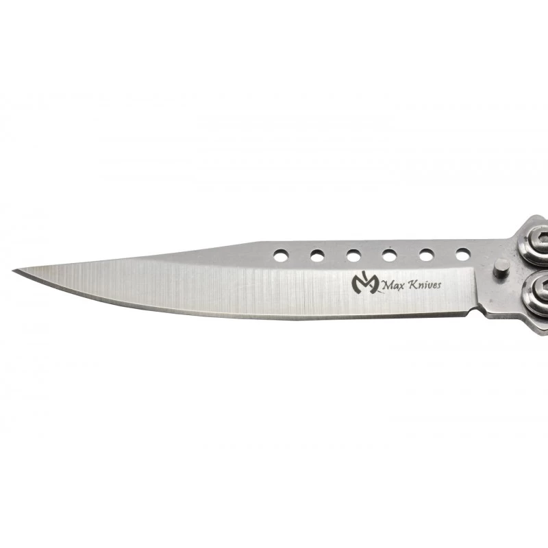 Couteau Papillon Max Knives P55S 3Cr13 Acier Silver 4 Couteau Papillon Max Knives P55S 3Cr13 Acier Silver – Image 4
