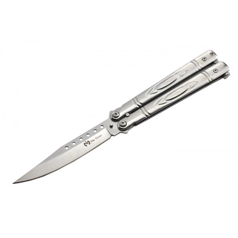 Couteau Papillon Max Knives P55S 3Cr13 Acier Silver 1 Couteau Papillon Max Knives P55S 3Cr13 Acier Silver